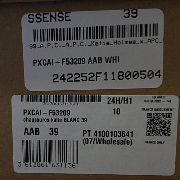 A.P.C. Katie Ballerina Flats, 39/8 - Picture 7 of 7